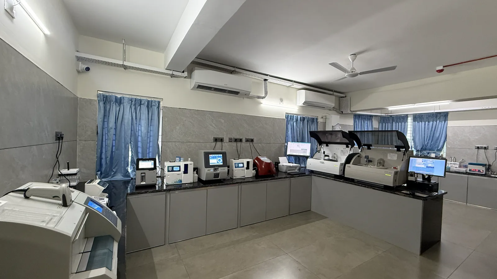 Clinical laboratory at Mangala Hospital