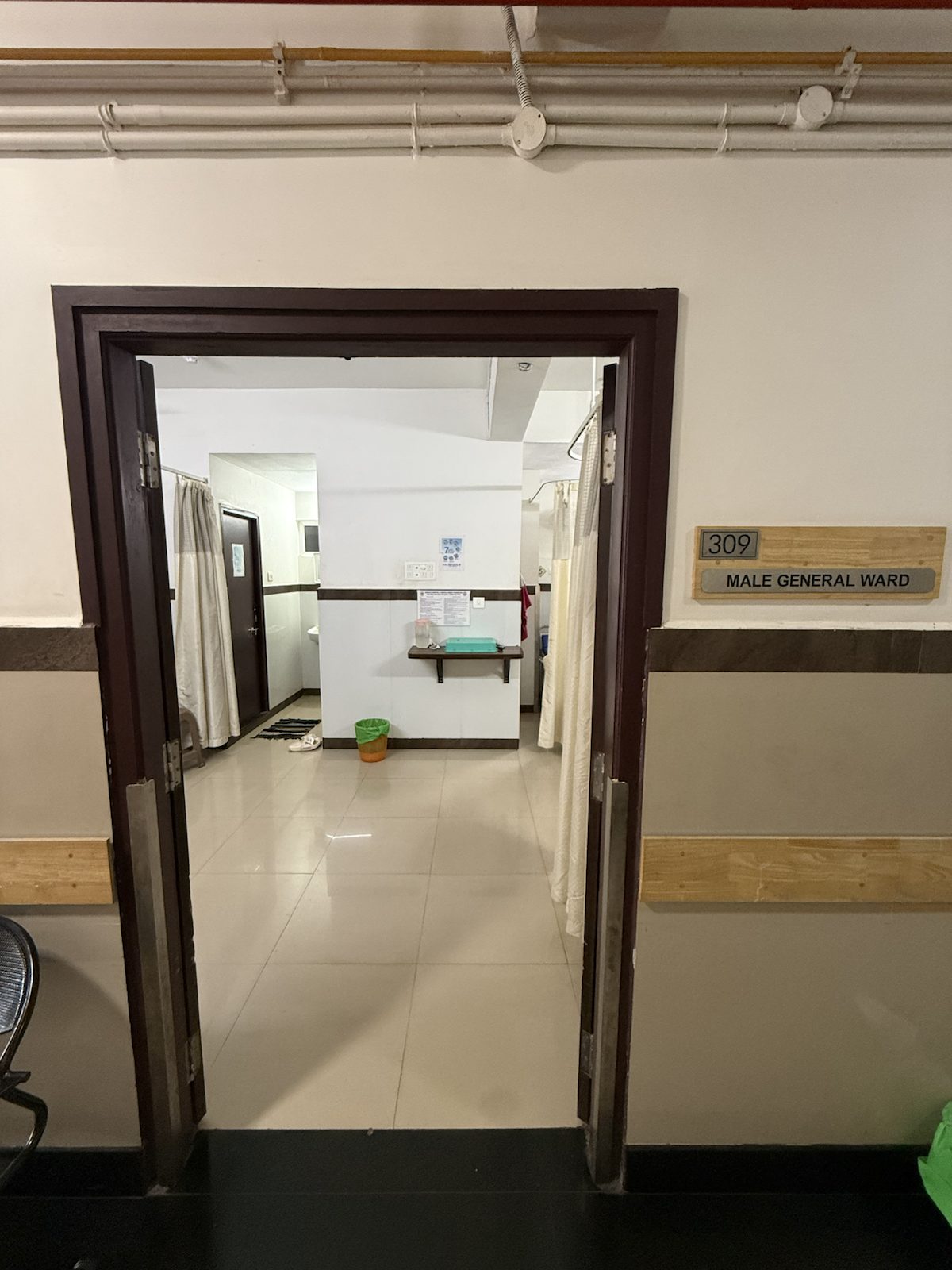 Hospital corridor